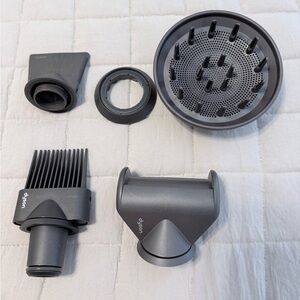 Dyson Black and Gray Hair Styling Attachments